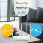 TP-LINK AC1350 Wireless Dual Band Router Archer C60 - Image 5
