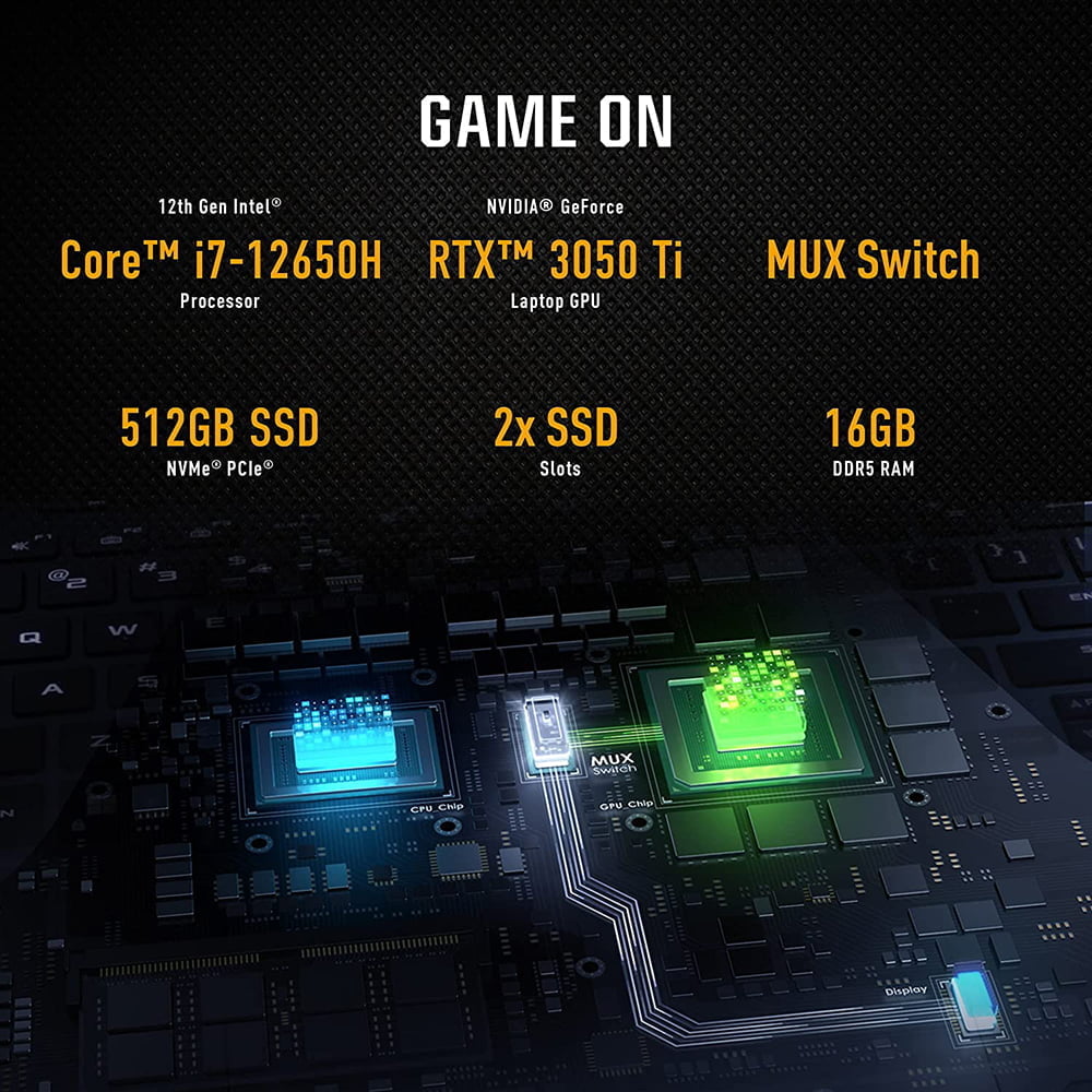 81L9NHoLvXL._AC_SL1500_.jpg ASUS TUF Gaming F15 FX 517Z ( Core i7 12650H , 16G Ram , 512NVME , VGA Nvidia 4G RTX 3050TI , 15.6 FHD 144Hz , Win 11 )2022 - Image 8