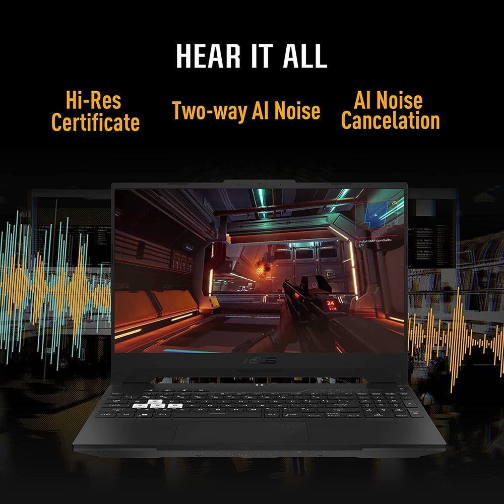 81iNBRX5zDL._AC_SL1500_.jpg ASUS TUF Gaming F15 FX 517Z ( Core i7 12650H , 16G Ram , 512NVME , VGA Nvidia 4G RTX 3050TI , 15.6 FHD 144Hz , Win 11 )2022 - Image 7