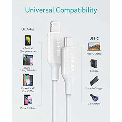 ANKERU2.jpg Anker USB C to Lightning Cable (3 ft), Powerline III - Image 3