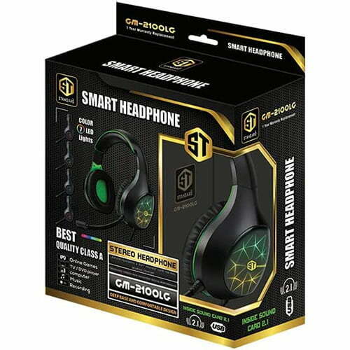Standard-GM-2100LG-Gaming-Headphone-1.jpg ST Standard GM-2100LG Gaming Headphone - الصورة 4