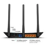 ⁦راوتر لاسلكي TL-WR940N من تي بي لينك - 450 ميجابت/ثانية - اسود⁩ - الصورة ⁦2⁩