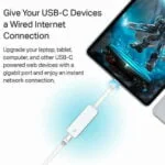 TP-Link USB C To Ethernet Adapter(UE300C), RJ45 To USB C Type-C Gigabit Ethernet LAN Network Adapter - Image 2