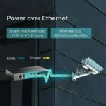 ⁦Tp-Link TL-SF1006P 6-Port 10/100Mbps Desktop PoE Switch with PoE 4-Port⁩ - الصورة ⁦2⁩