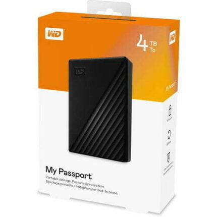 WD My Passport 4TB Portable External Hard Drive USB 3.0 