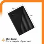 ⁦Western Digital 2TB My Passport  Portable External Hard Drive USB 3.0 ⁩ - الصورة ⁦4⁩