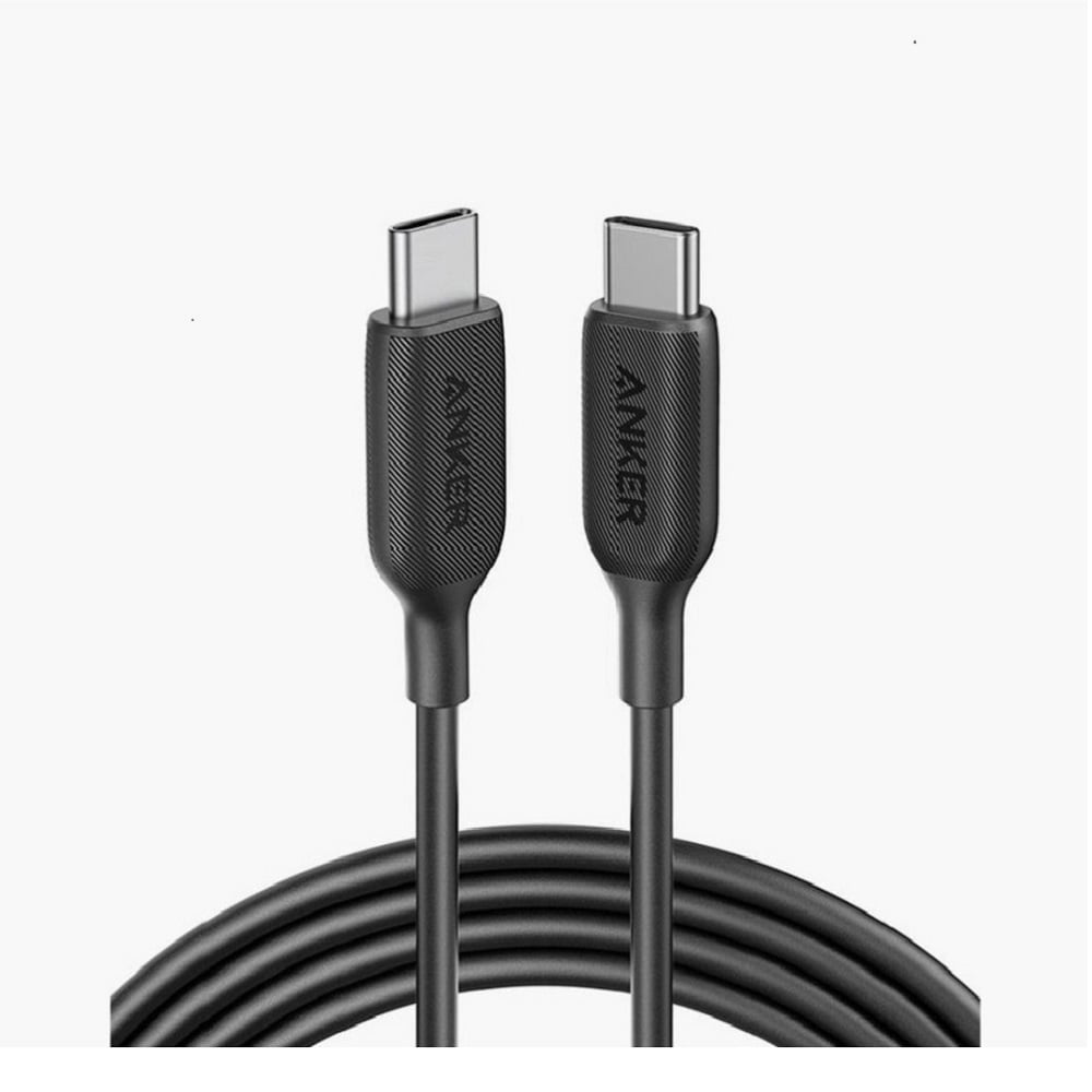 anker-powerline-iii-usb-c-to-usb-c-cable-3ft0.9m-_-black-d Anker PowerLine III USB-C to USB-C 2.0 Cable 3ft, Black - Image 1