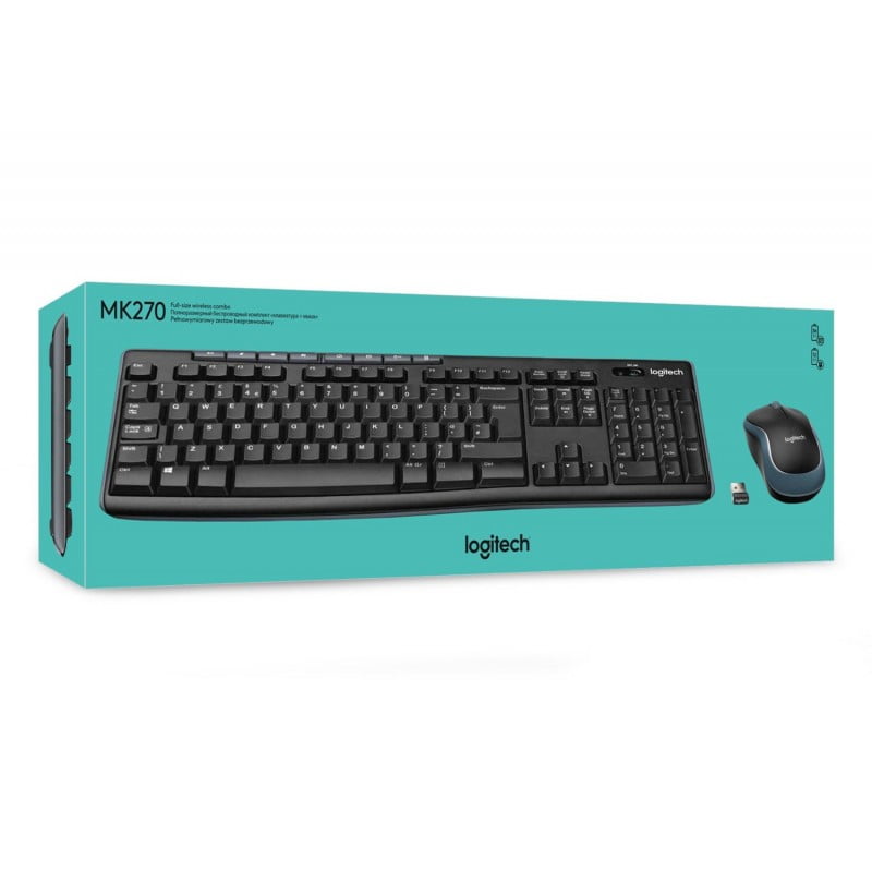 keyboard-box Logitech | MK270 WIRELESS KEYBOARD AND MOUSE COMBO - Image 2
