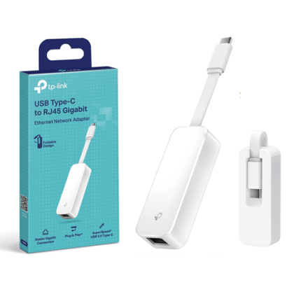 TP-Link USB C To Ethernet Adapter(UE300C), RJ45 To USB C Type-C Gigabit Ethernet LAN Network Adapter
