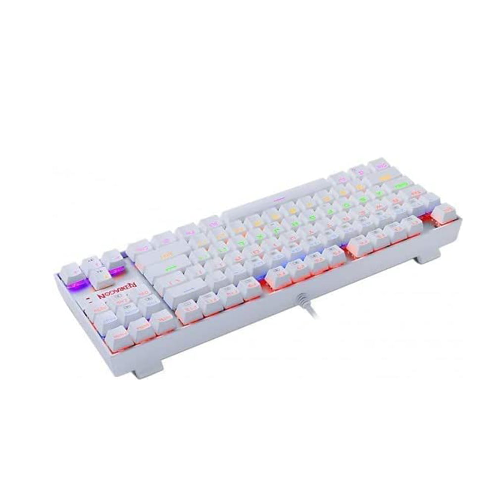 41pHRGa5BQL._AC_ كيبورد للالعاب K552 بألوان قوسح قزح من ريدراجون - مفتاح ازرق - تصميم 87 مفتاح TKL - لون ابيض - الصورة 4