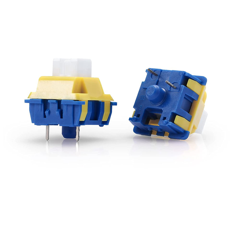 51zU3DNCxGL._SL1500_ Redragon A113 Bullet-B Tactile Mechanical Switch, 3-Pin Plate Mounted Blue Switches Equivalent, Hot-Swappable DIY Keyboard Clicky Switch Mod, 50 Million Click(24 pcs Switches, Keycap + Switch Puller) - Image 1