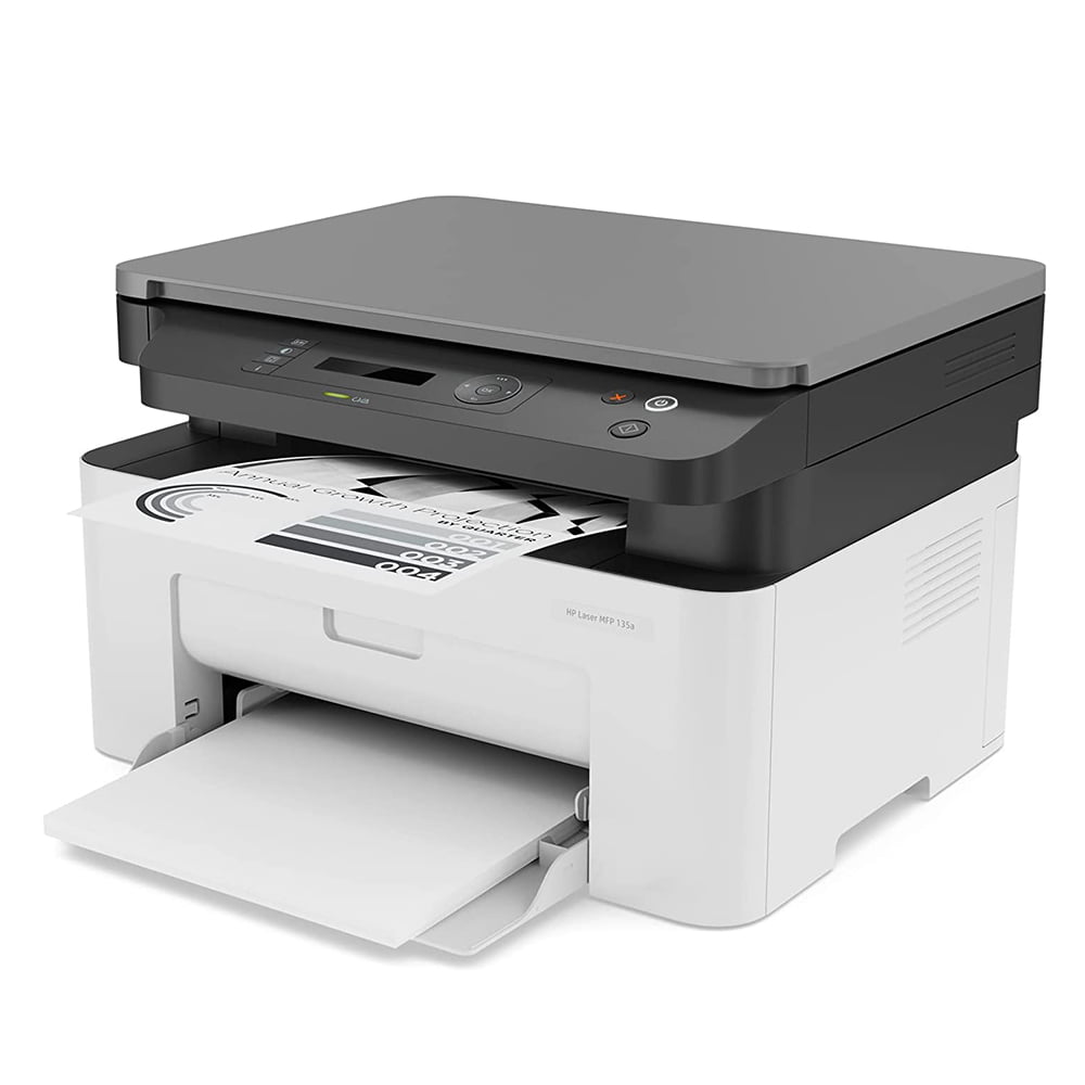 61h5wXVSERL._AC_SL1500_ HP 135a Laser MFP Printer, 4ZB82A - White - Image 1