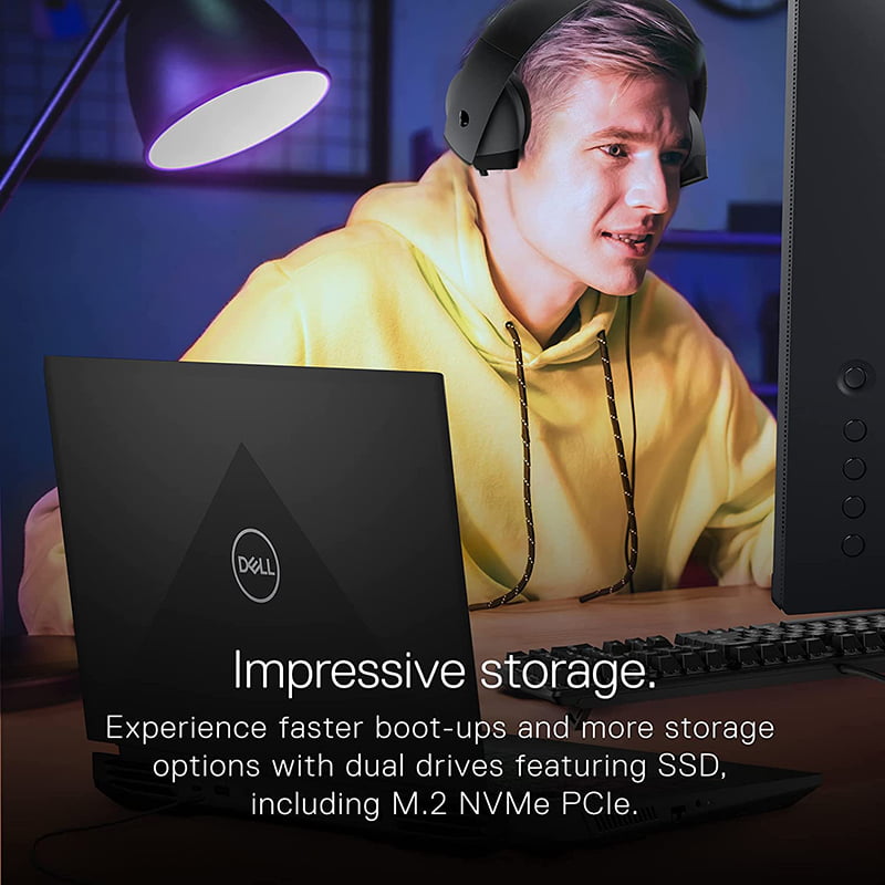 71EtTt00hML._AC_SL1500_ Dell G15 5520 15.6 Inch Gaming Laptop – 1080p FHD 120Hz Display, Core i7-12700H, 16GB DDR5 RAM, 512GB SSD - Image 4