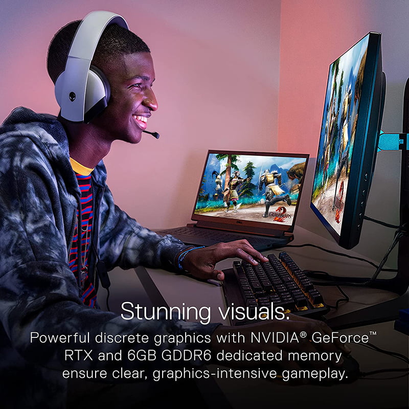 81qUJqEatXL._AC_SL1500_ Dell G15 5520 15.6 Inch Gaming Laptop – 1080p FHD 120Hz Display, Core i7-12700H, 16GB DDR5 RAM, 512GB SSD - Image 7