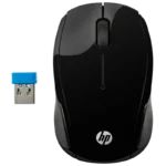 HP 200 X6W31AA Optical Sensor Wireless Mouse - Black